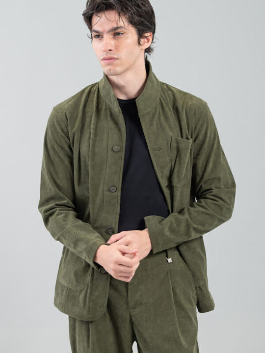 Μακρυμάνικo Overshirt Olive 300-2425-Azzate