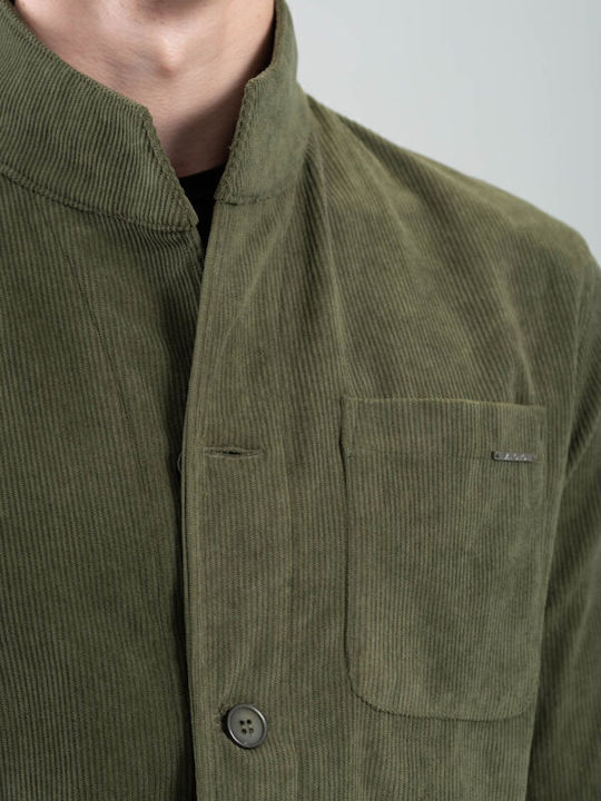 Μακρυμάνικo Overshirt Olive 300-2425-Azzate