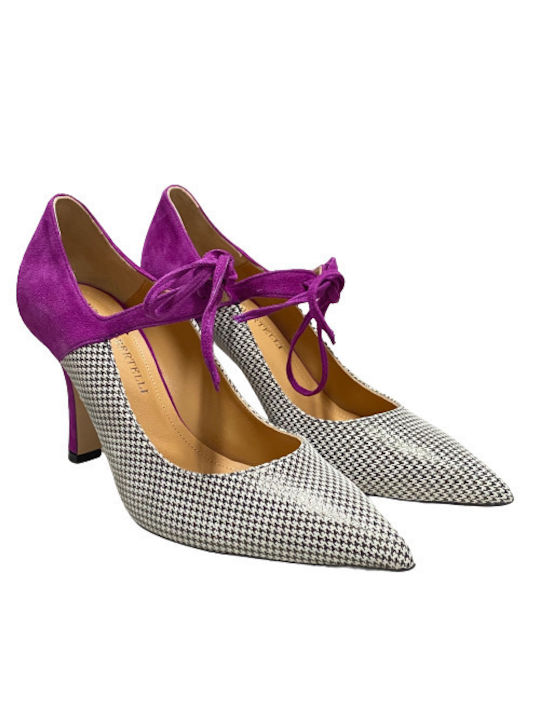 Bertelli Pointed Toe Purple High Heels