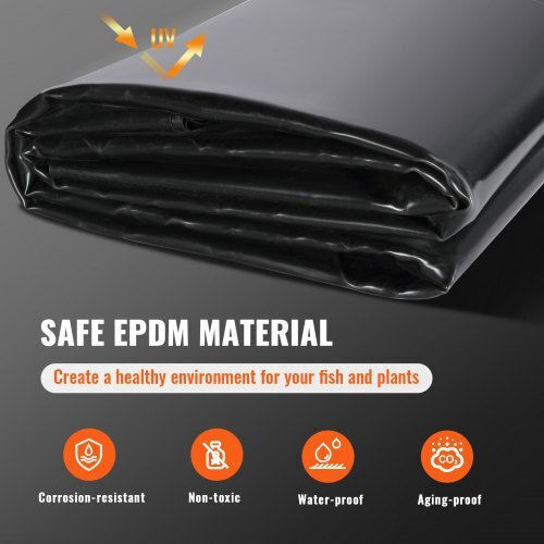 Vevor Αδιάβροχος Μουσαμάς 7.62x6.096μ. Μαύρος