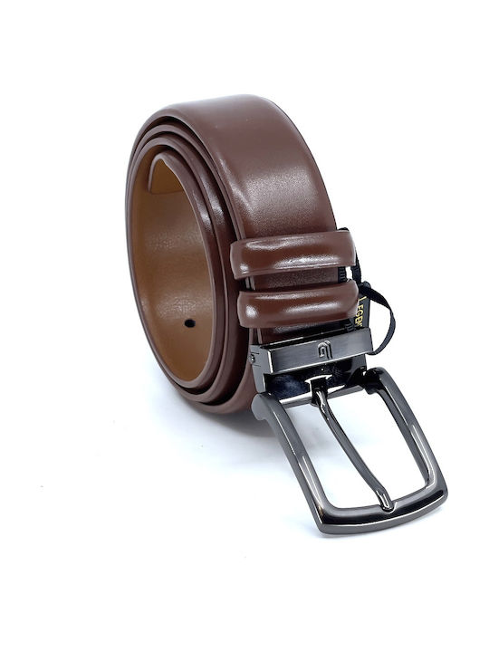 Legend Accessories Men's Leather Belt Brown