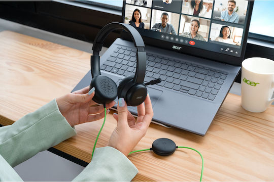 Acer AHW250 On Ear Căști Multimedia cu microfon și conexiune USB-A