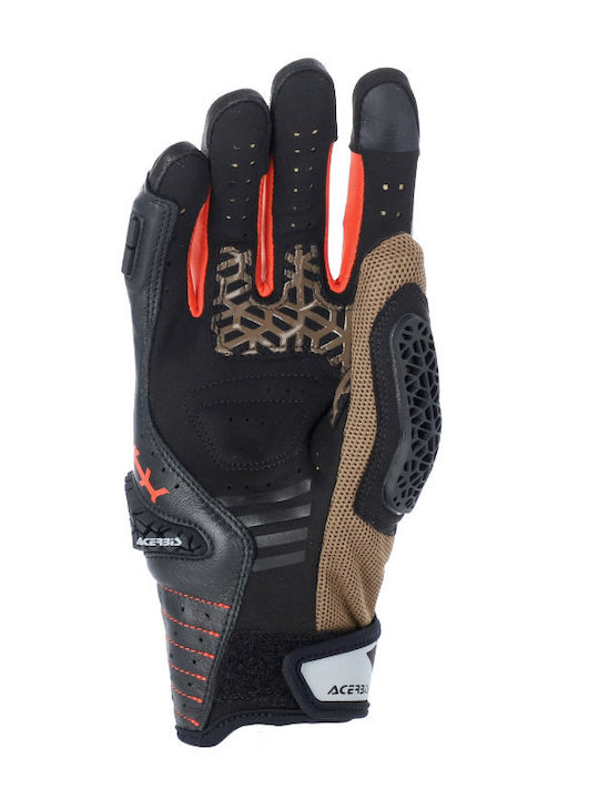 Acerbis Crossover Summer Men's Gloves Brown/Orange