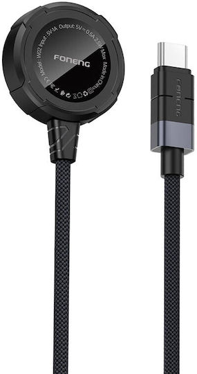 Foneng W02 Kabelloses Ladegerät für Apple Watch 2,5W 1m Schwarz