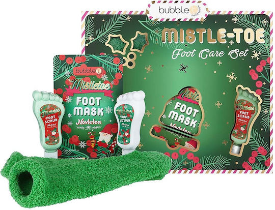 Bubble T Mistle-Toe Foot Care Σετ Περιποίησης για Ενυδάτωση 4τμχ
