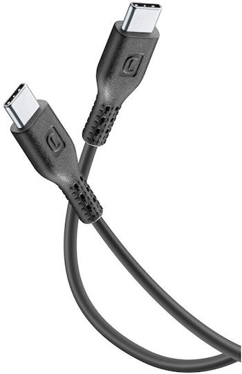 Cellular Line Data USB 2.0 Cable USB-C male - USB-C Μαύρο 1m