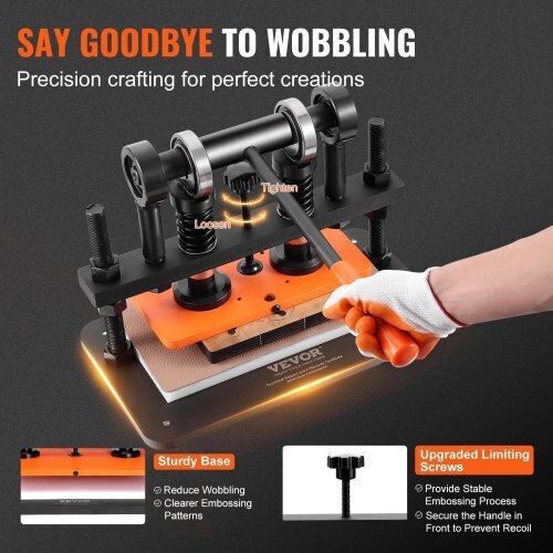 Vevor Leather Cutting Machine Manual Embossing Press Plate 10.2 X 4.7 In Sdslpgyhj26xwnzx0v0