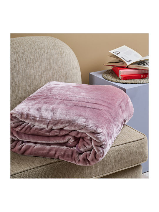 Cokitex Silk Touch Samtige Decke Übergröße 220x240cm Blau