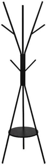 Viosarp Καλόγερος Μεταλλικός Μαύρος 40x40x180cm