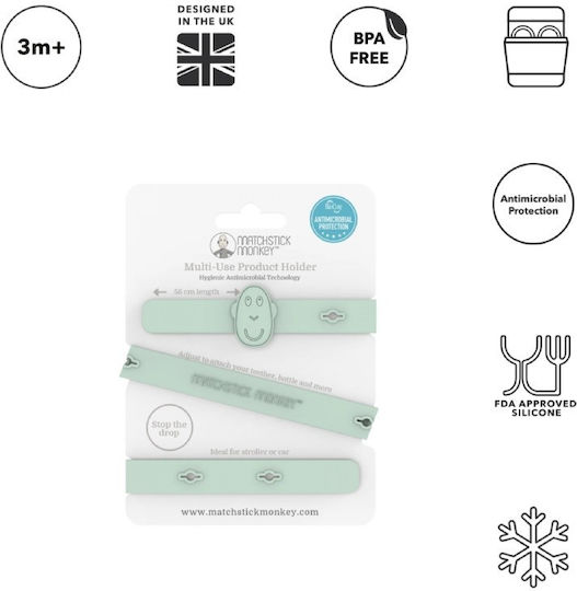 Matchstick Monkey Clips Καροτσιού Πράσινα