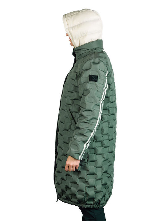 Women's Hiking Waterproof Green Jacket