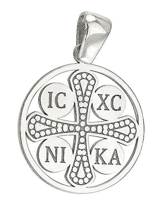 Dio Jewellery Lab Μενταγιόν Κωνσταντινάτο 40cm Ασήμι
