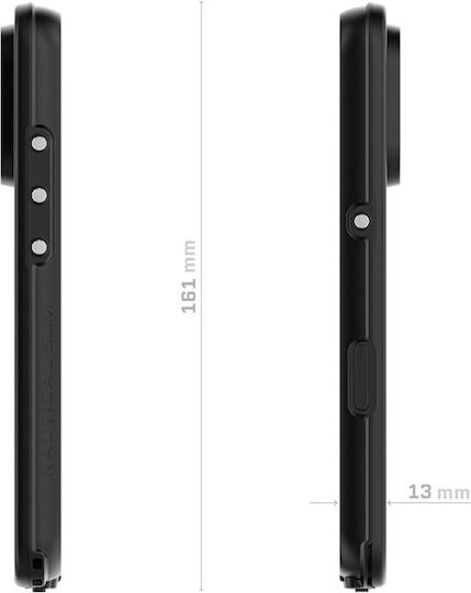 Ghostek Nautical Slim 360 Full Cover Πλαστικό / Σιλικόνης 2mm Αδιάβροχο Διάφανο (iPhone 16 ProGalaxy Note 9)