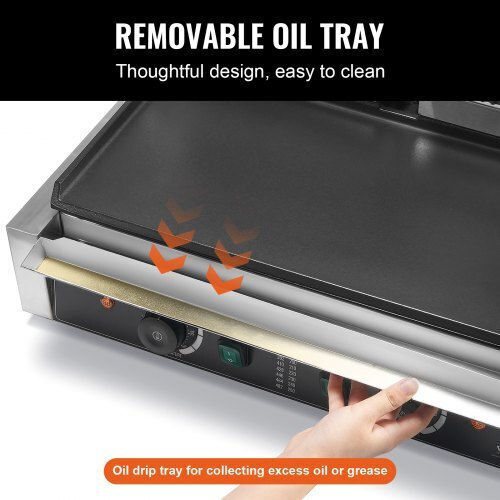 Vevor Commercial Double Sandwich Maker 3600W