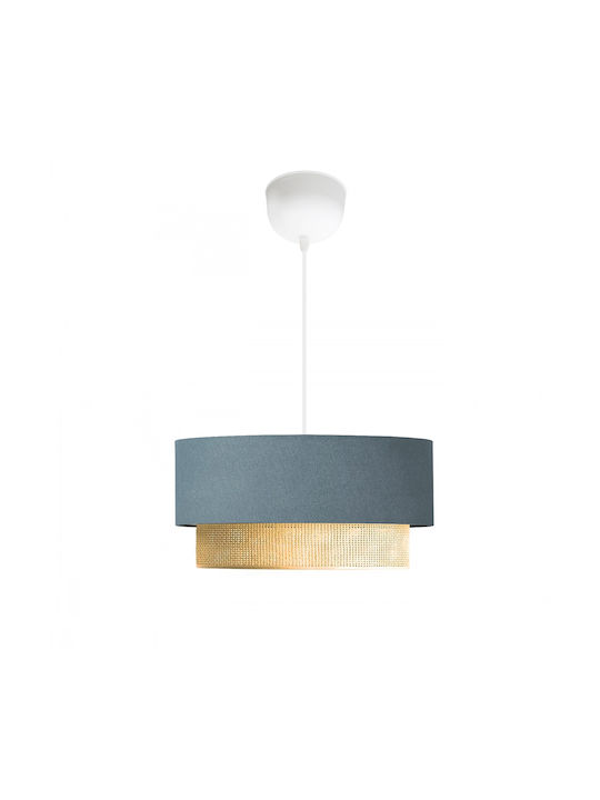 GloboStar Pendant Light Blue with Socket E27 30x30x70cm