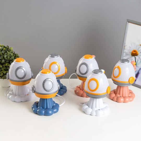 Keskor Kids Portable Lamp Spacecraft White 19x13x13.5εκ.
