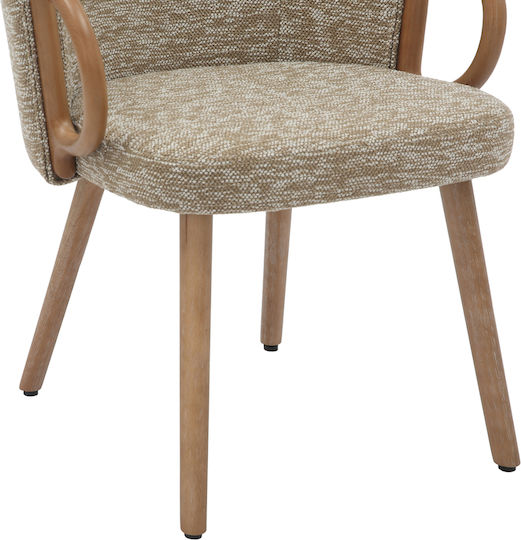 Rig Stühle Speisesaal Beige 1Stück 59x58.5x72.5cm