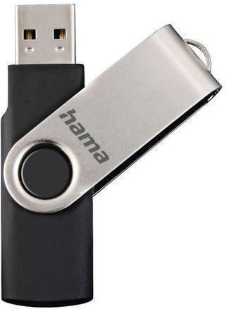 HAMA Rotate 16GB USB 3.0 Stick Μαύρο