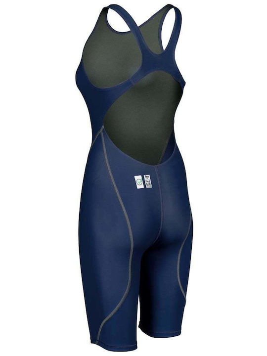 Arena Powerskin St Next Open Back 005873-75 Женски Състезателен Една част Бански за плуване Син