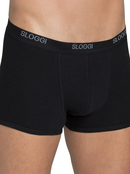 Sloggi Basic Short Мъжки боксерки 1Опаковка Black