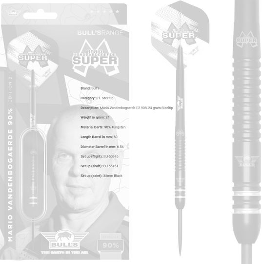 Bulls Mario Vandenbogaerde E2 90% 24 Gram Steeltip