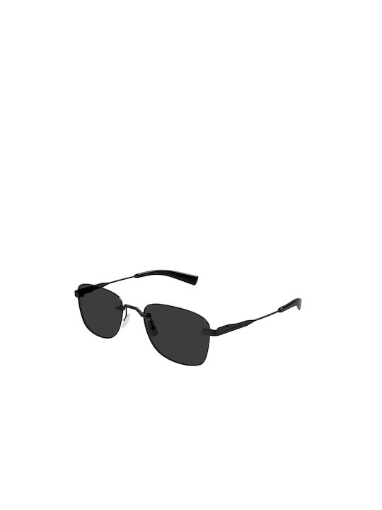 Ysl Sunglasses with Black Metal Frame and Black Lens SL744SUN 001