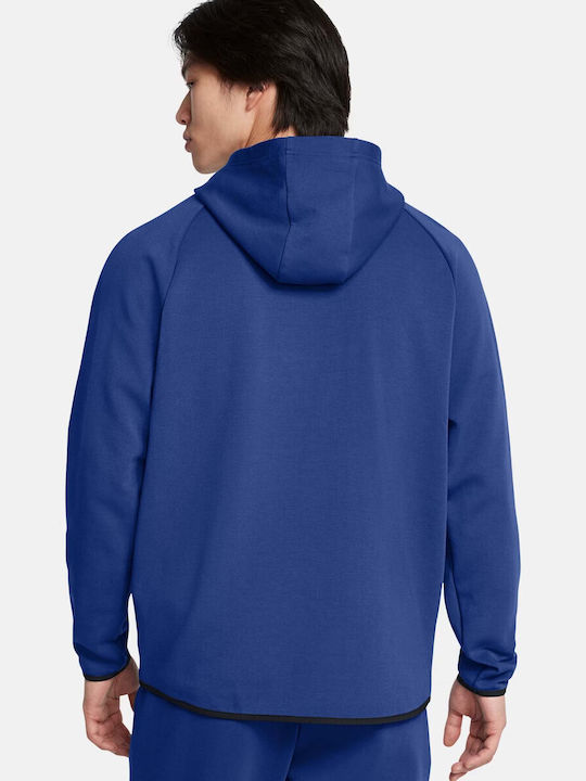 Under Armour Sweatshirt Fleece with Hood Blue