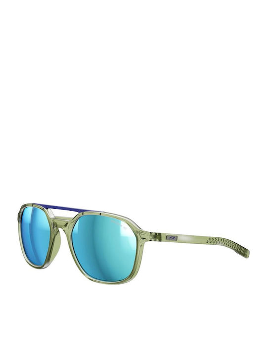 Julbo Unisex Sunglasses with Green Plastic Frame and Green Lens J5879545