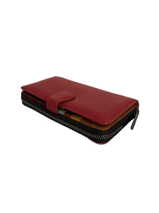 My Shoe Fashion Large Leather Women's Wallet Red