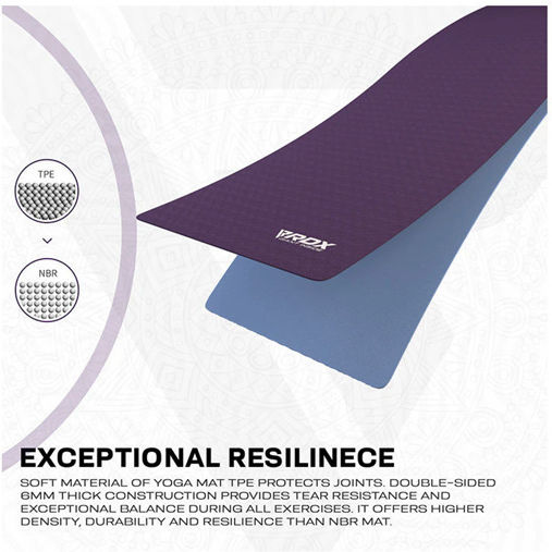 RDX Covor de exerciții fizice Yoga Violet