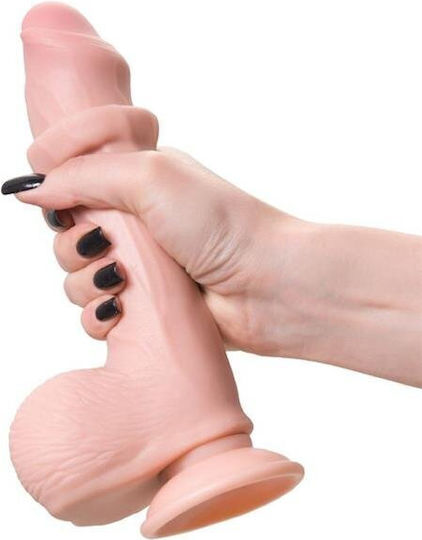 ToyFa Ρεαλιστικό Dildo με Όρχεις Flesh