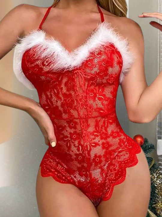 Siya Miting Sexy Bodysuit Rot