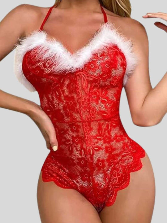 Siya Miting Sexy Bodysuit Rot