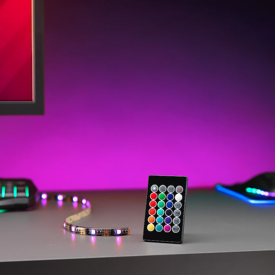 The Source LED Strip TV USB 5V 2m with Power Supply & Remote Control