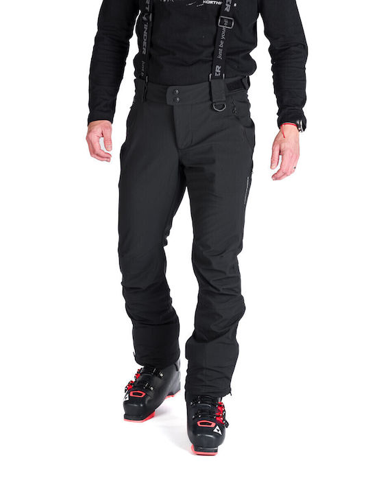 Northfinder NO-3975SNW-269 Men's Trousers for Ski & Snowboard Soft Shell Black