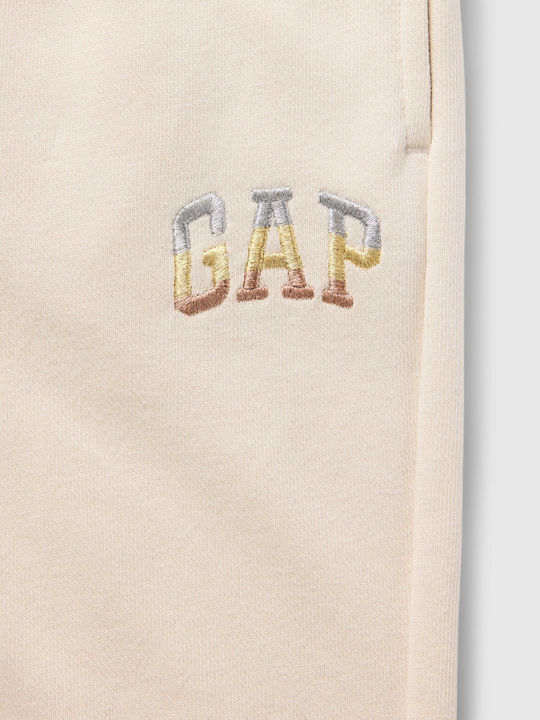 GAP Kids Sweatpants Oyster Shine Logo