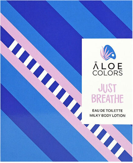 Aloe Colors Just Breathe Γυναικείο Σετ με Body Lotion 2τμχ