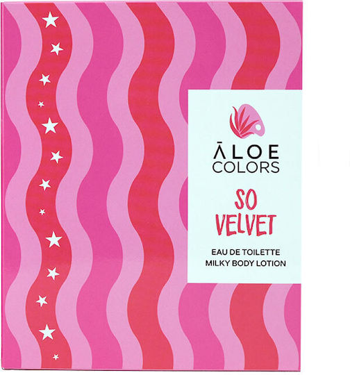Aloe Colors So Velvet Γυναικείο Σετ με Body Lotion 2τμχ