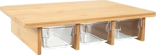 Cook Concept Επιφάνεια Κοπής Ξύλινη Καφέ 30x25cm