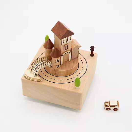 Διακοσμητικό Σπίτι από Ξύλο 11x11x13cm