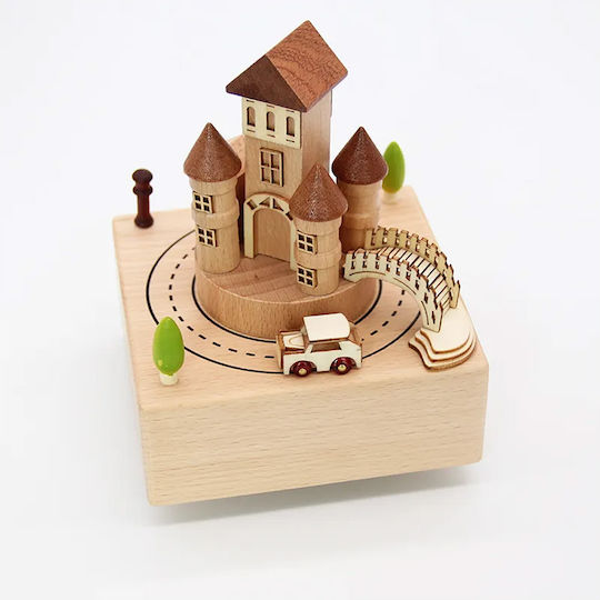 Διακοσμητικό Σπίτι από Ξύλο 11x11x13cm