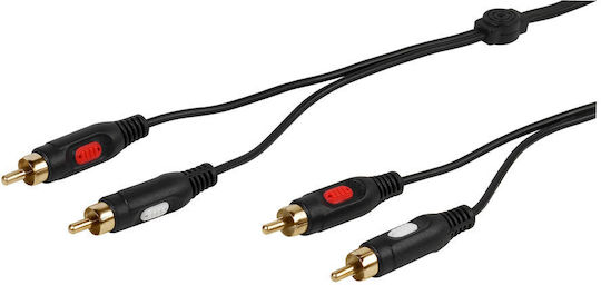 Vivanco Rca-rca Cable 2.5m 46011