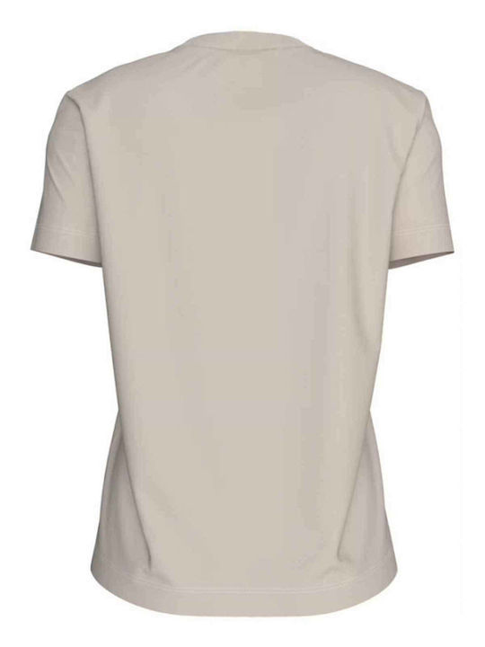 Calvin Klein Monologo T-Shirt Light Beige J20J224983-PDH