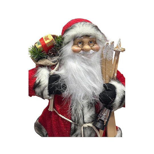 Santa Claus with Moving Red 30cm
