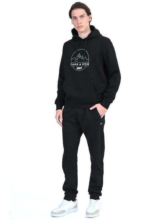 Hooded Black Sweatshirt