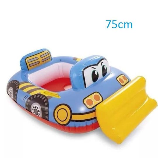 Kids Swim Trainers Blue Car