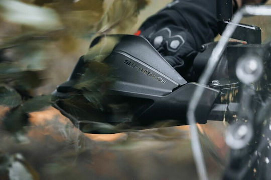 SW-Motech Motorcycle Protective Hand Guards in Black Colour