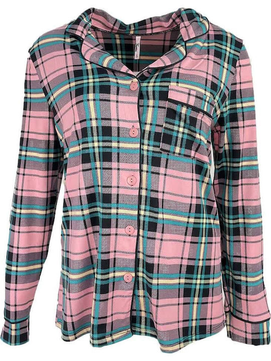 Fuanna Winter Women's Pyjama Set Pink