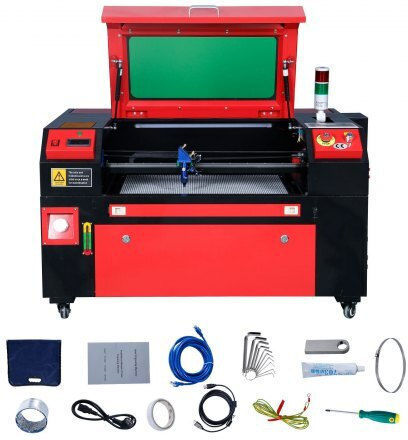 Gravator laser CO2 Vevor 60W 400x600 mm Ytsdkjocco260fepnv2