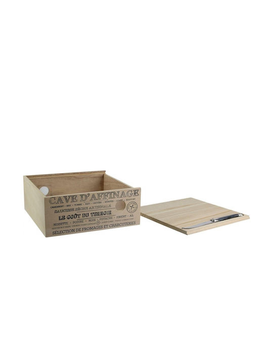 Cook Concept Πλατώ Σερβιρίσματος Τυριών Ξύλινο 25x25x10εκ.